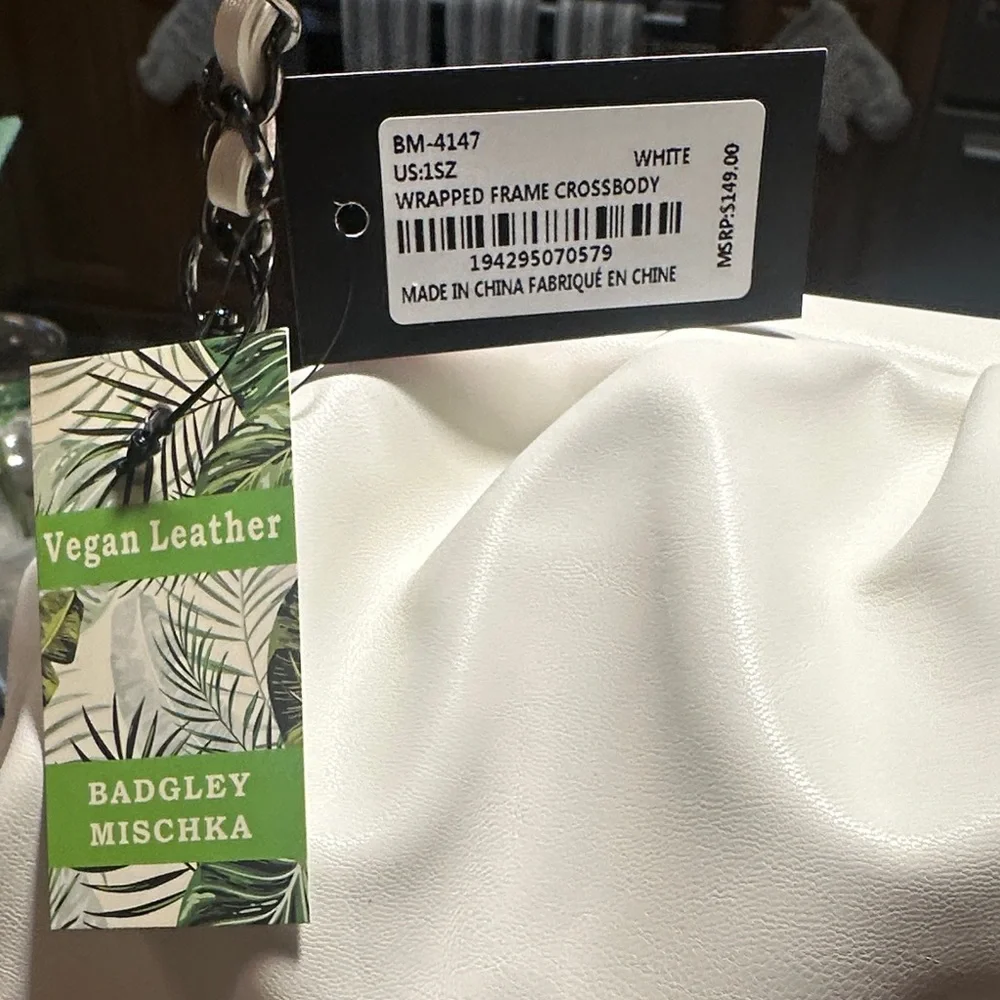 Chic White Leather ShoulderBAGDLEY MISCHKA - Picture 2 of 4